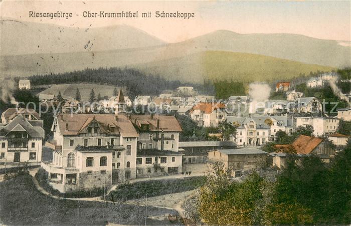 73709001 Ober-Krummhuebel Karpacz Monts des Géants Vue sur la neige des Monts des Géants