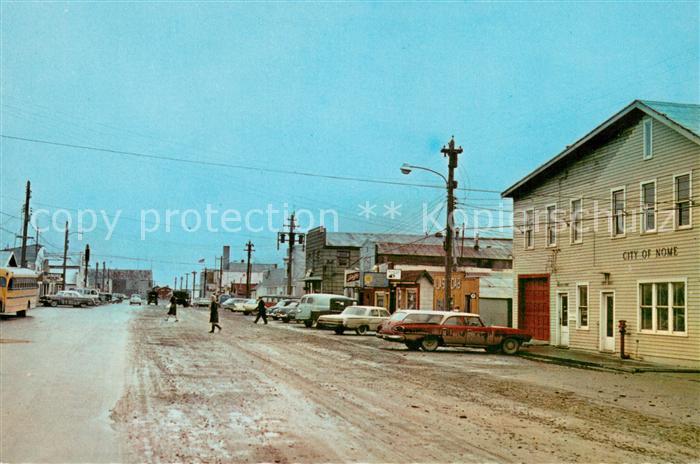 13749608 Nome Alaska Main Street with City Hall