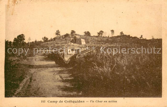 73752824 Militaria Panzer Camp de Coetquidan