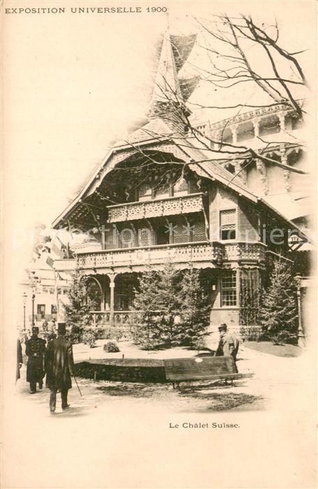 73758177 Exposition Universelle Paris 1900 Le Chalet Suisse