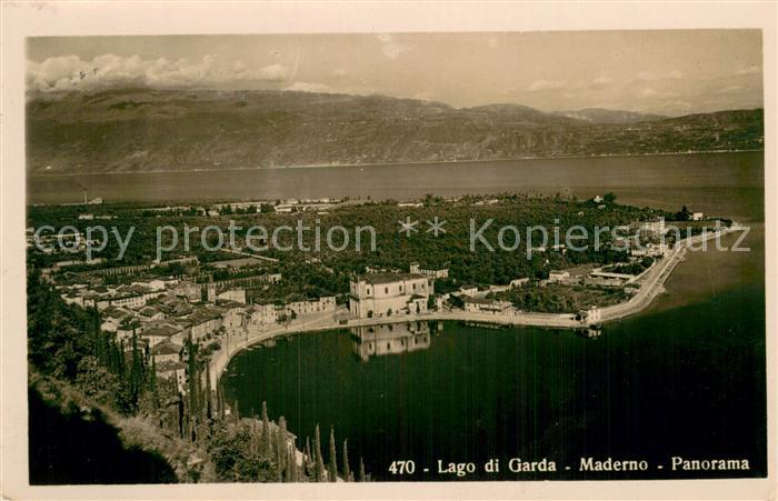 73782822 Maderno Lago di Garda IT Fliegeraufnahme Panorama