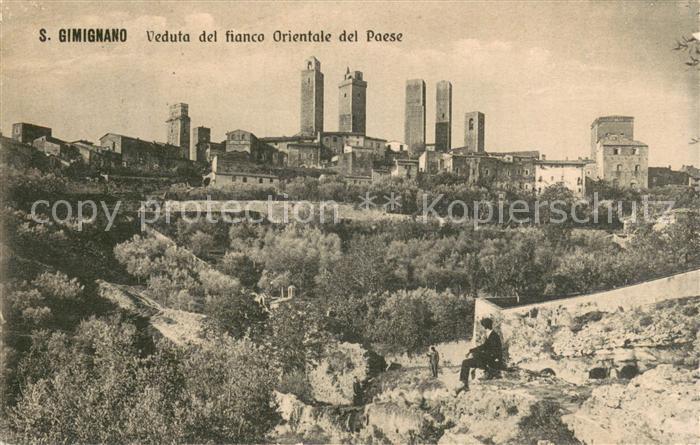 73783156 San Gimignano Toscana IT Veduta del fianco Orientale del Paese