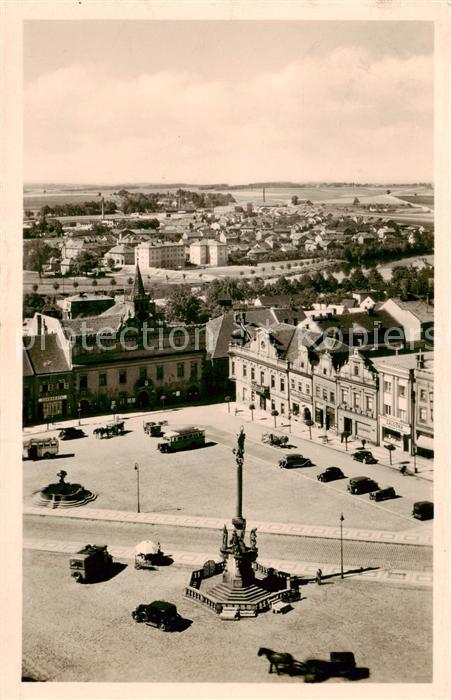 73789680 Deutsch-Brod Havlickuv-Brod Nemecky-Brod CZ Photographie aérienne de la place de la ville