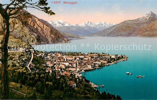 73792411 Menaggio Lago di Como IT Gesamtansicht m. See