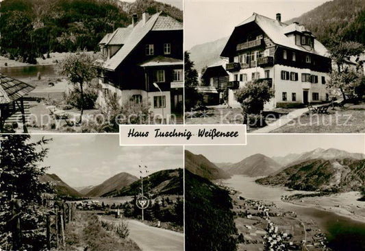 73793329 Techendorf Weissensee Carinthia AT Aerial photograph and Haus Tuschnig Auss