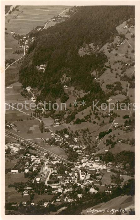 73794116 Schruns Vorarlberg aerial photography overall view