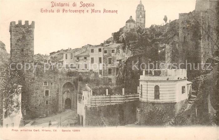 73802004 Spezia La Liguria IT Entrée de Portovenere et Mura Romane