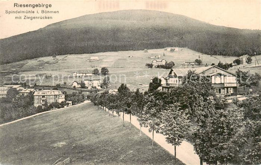 73819257 Spindelmuehle Monts des Géants Spindleruv Mlyn CZ avec dos de chèvre