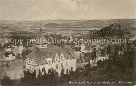 73819273 Krummhuebel Karpacz Monts des Géants PL avec le sanatorium et Pfaffenberg