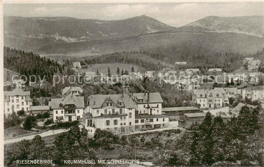 73819311 Krummhuebel Karpacz Monts des Géants PL Panorama avec Sněžka