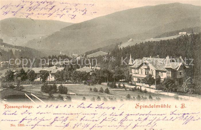 73820938 Spindelmuehle Riesengebirge Spindleruv Mlyn CZ Panorama