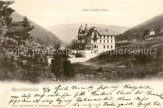 73820940 Spindelmuehle Riesengebirge Spindleruv Mlyn CZ Hotel Deutscher Kaiser