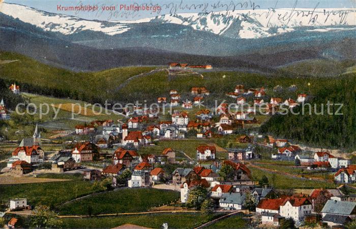 73820942 Krummhuebel Karpacz Riesengebirge PL Blick vom Pfaffenberg