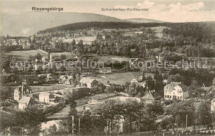 73821106 Schreiberhau Szklarska Poreba Riesengebirge PL Weissbachtal Panorama