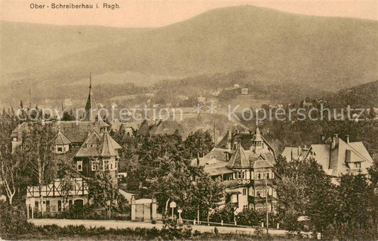 73821107 Ober-Schreiberhau Szklarska Poreba Riesengebirge PL Panorama