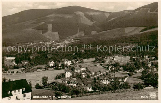 73820669 Brueckenberg Krummhuebel Riesengebirge PL Panorama avec Wolfshau