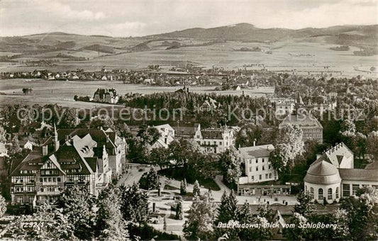 73820677 Bad Kudowa Kudowa-Zdroj Niederschlesien PL Panorama Blick vom Schlossbe