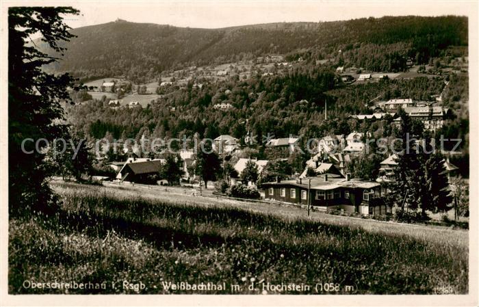 73821054 Ober-Schreiberhau Szklarska Poreba Riesengebirge PL Weissbachthal mit d