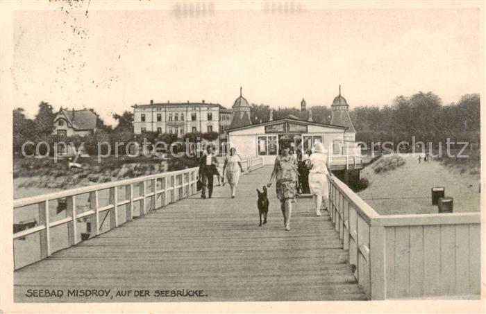 73822375 Misdroy Ostseebad Miedzyzdroje PL Auf der Seebruecke