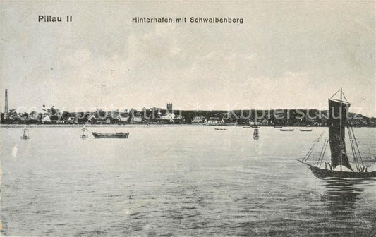 73823057 Pillau Baltijsk Oblast Kaliningrad RU Hinterhafen mit Schwalbenberg