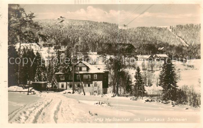 73822007 Weissbachtal Szklarska Poreba Riesengebirge PL mit Landhaus Schlesien