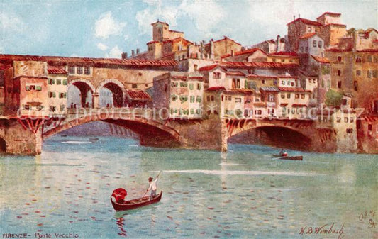 73854000 Verlag Tucks Oilette Serie Firenze Ponte Vecchio