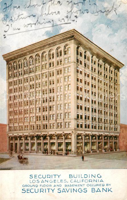 73831383 Los Angeles California Security Building Savings Bank