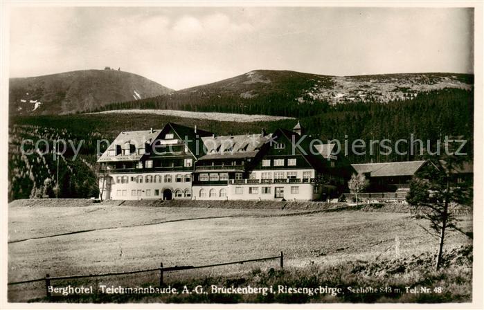 73831809 Brueckenberg Krummhuebel Riesengebirge PL Berghotel Teichmannbaude