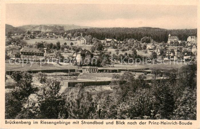 73831811 Brueckenberg Krummhuebel Riesengebirge PL avec plage et vue