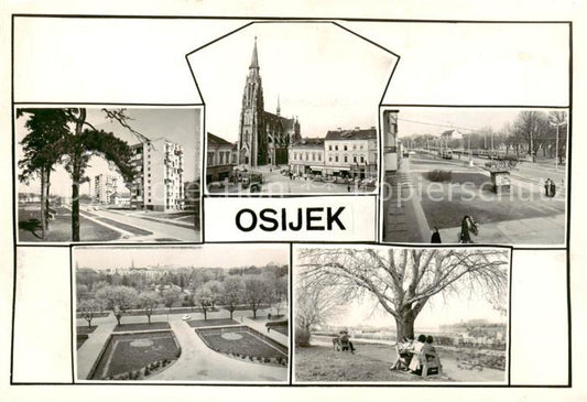 73830398 Osijek Croatia Teilansichten Kirche