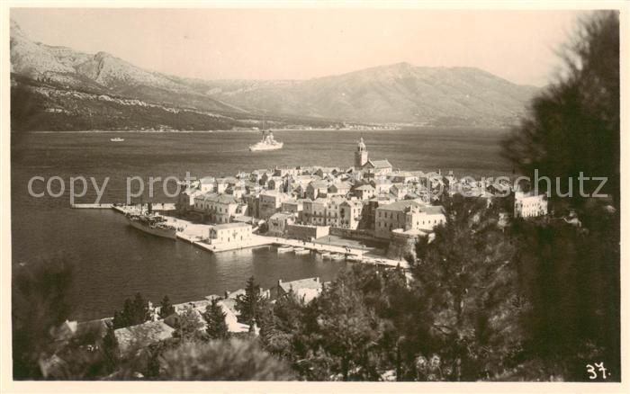 73848898 Korcula Curzola Croatia Panorama