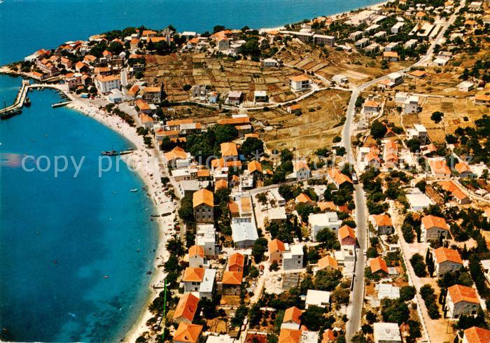 73849182 Gradac Croatia Fliegeraufnahme