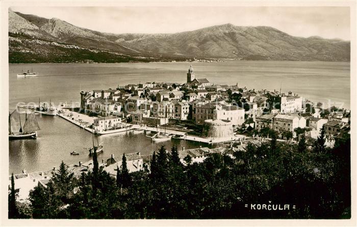 73850144 Korcula Curzola Croatia Panorama