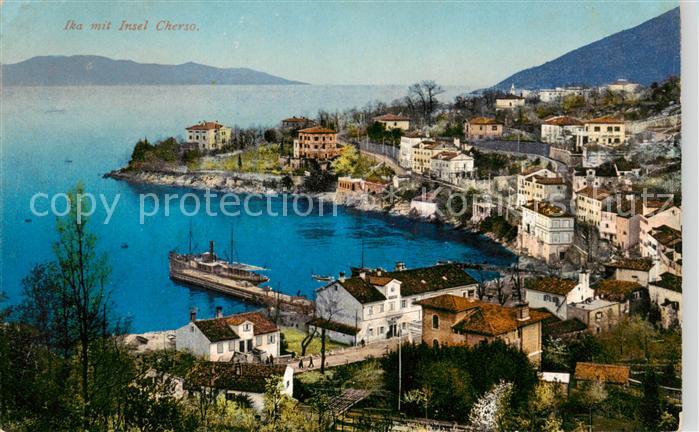 73850078 Ika Croatia Panorama mit Insel Cherso