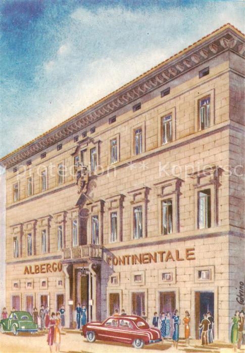 73858179 Siena Toscana IT Albergo Continentale Illustration