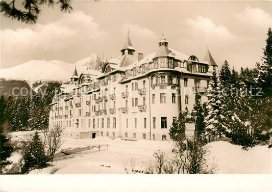 73858275 Tatranska Lomnica SK Grand Hotel Praha Vysoke Tatry Berghotel Hohe Tatr