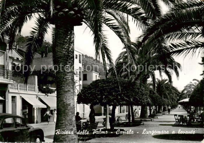 73860675 Ceriale Liguria IT Lungomare a levante lakeside promenade Riviera delle Palme