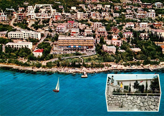 73864336 Crikvenica Croatia Panorama Kuestenort Luftaufnahme Bungalov Sabolovic