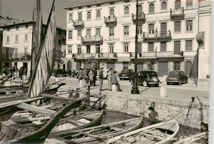 73868687 Malcesine Lago di Garda Partie am Hafen