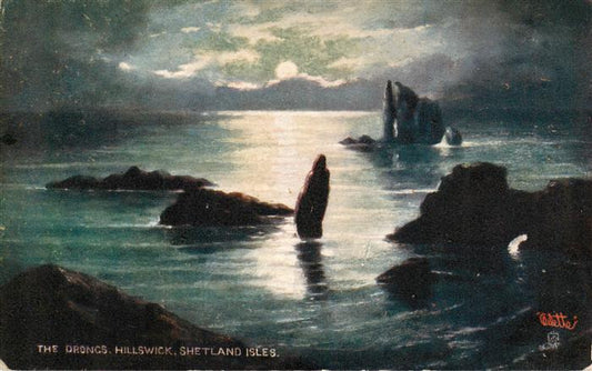 73890912 Verlag Tucks Oilette Serie Nr. Hillswick Shetland Isles