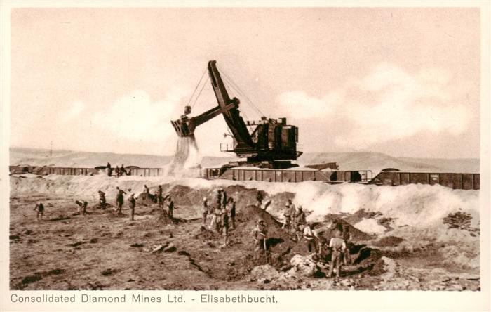 73886710 Luederitzbucht Namibia Consolidated Diamond Mines Ltd Elisabethbucht