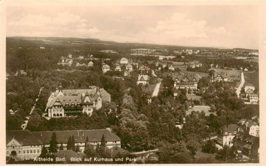 73940031 Altheide Bad Schlesien PL Blick auf Kurhaus und Park