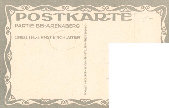 73952282 Schlatter E.E. Kuenstlerlitho Boot Fluss