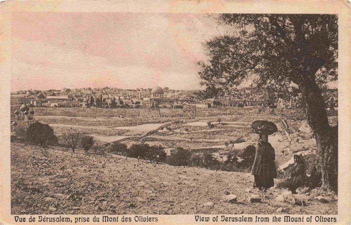 73971650 Jerusalem Yerushalayim Israel Vue prize du Mont des Oliviers