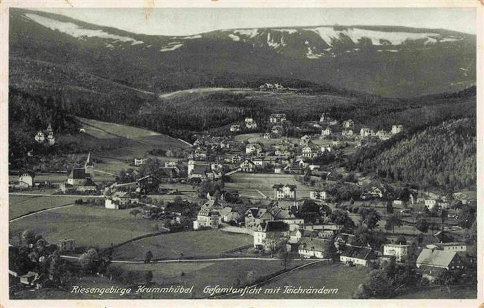 73972445 Krummhuebel Karpacz Riesengebirge PL Gesamtansicht mit Teichraendern