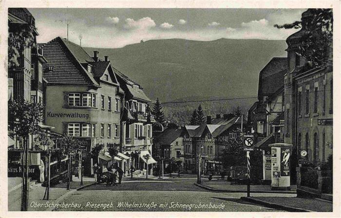 73972449 Schreiberhau Szklarska Poreba Riesengebirge PL Wilhelmstrasse mit Schne