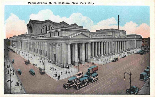 73972873 NEW YORK City USA Pennsylvania Station Illustration