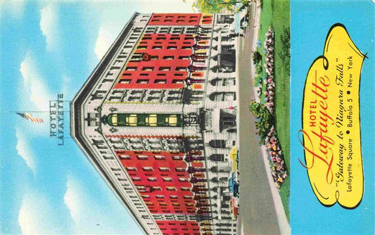 73972881 Buffalo New York USA Hotel Lafayette Illustration