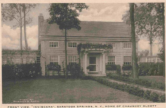 73972890 Saratoga Springs New York USA Inniscara Home of Chauncey Olcott