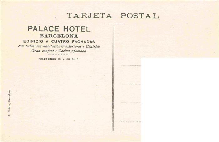 73973329 BARCELONA Cataluna ES Palace Hotel Salón de conversación